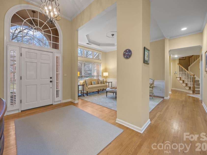 15728 Delancey Lane, Huntersville, NC 28078.  MLS# CAR4354109, YatesRealty ID 8507. Foyer