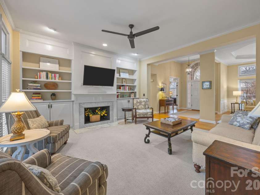 15728 Delancey Lane, Huntersville, NC 28078.  MLS# CAR4354109, YatesRealty ID 8507. Great Room