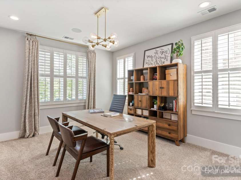 2008 Stratford Avenue, Charlotte, NC 28205.  MLS# CAR4185772, YatesRealty ID 851. Study is perfect for working from home or can be a guest suite