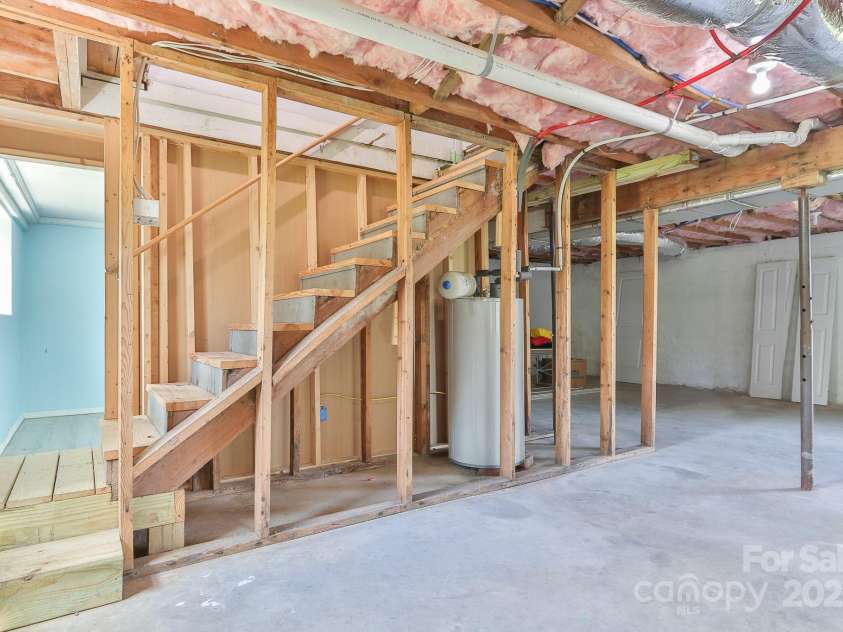 963 Kenham Place, Lenoir, NC 28645.  MLS# CAR4247410, YatesRealty ID 8520. Unfinished walkout basement