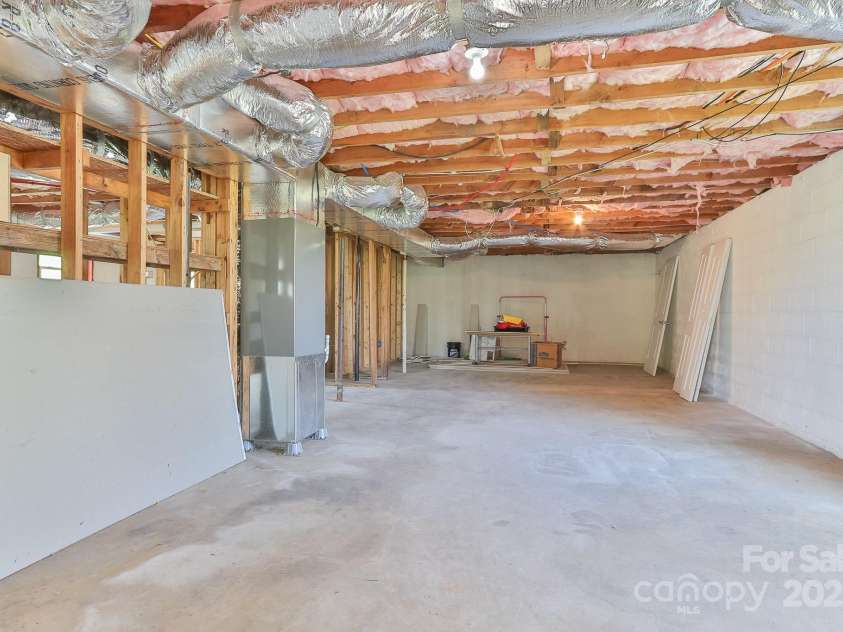 963 Kenham Place, Lenoir, NC 28645.  MLS# CAR4247410, YatesRealty ID 8520. Unfinished walkout basement