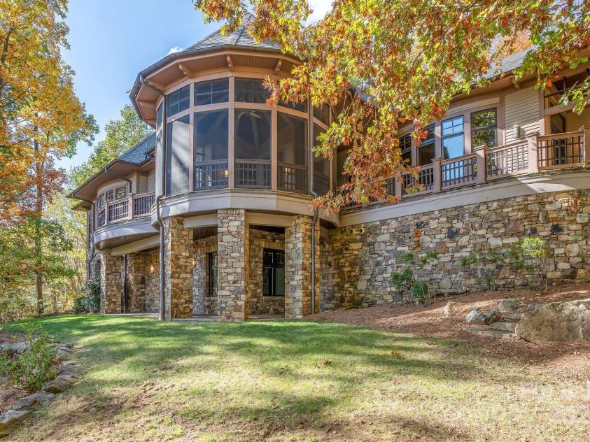150 Cherry Hill, Mill Spring, NC 28756.  MLS# CAR4201746, YatesRealty ID 8524. Look at that beautiful stonework!