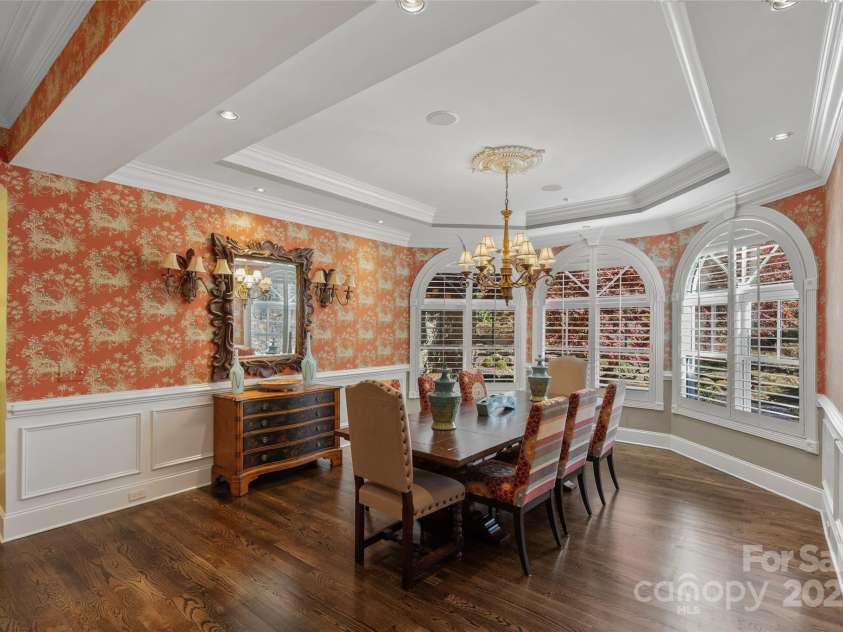 250 Big Bear Road, Highlands, NC 28741.  MLS# CAR4313436, YatesRealty ID 8529. Dining Room
