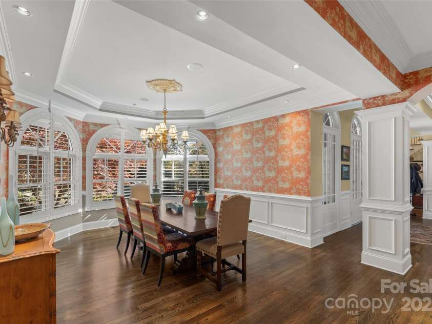 250 Big Bear Road, Highlands, NC 28741.  MLS# CAR4313436, YatesRealty ID 8529. Dining Room