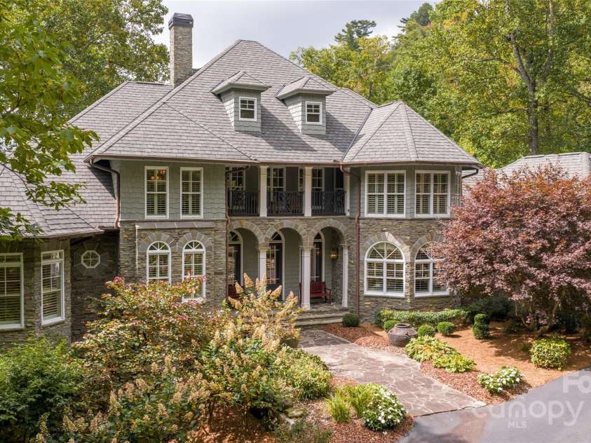 250 Big Bear Road, Highlands, NC 28741.  MLS# CAR4313436, YatesRealty ID 8529. Front Elevation 
