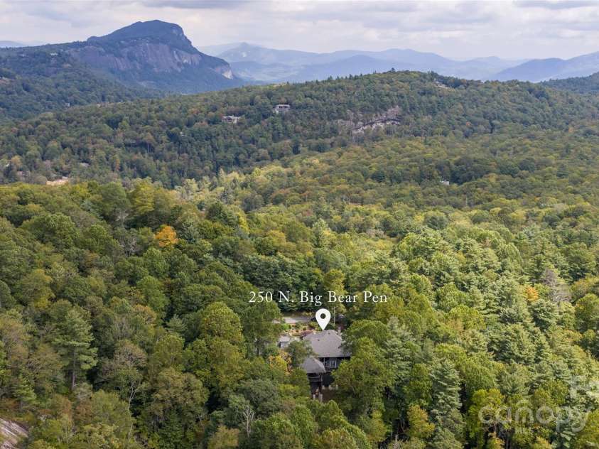 250 Big Bear Road, Highlands, NC 28741.  MLS# CAR4313436, YatesRealty ID 8529. Private Mountain setting