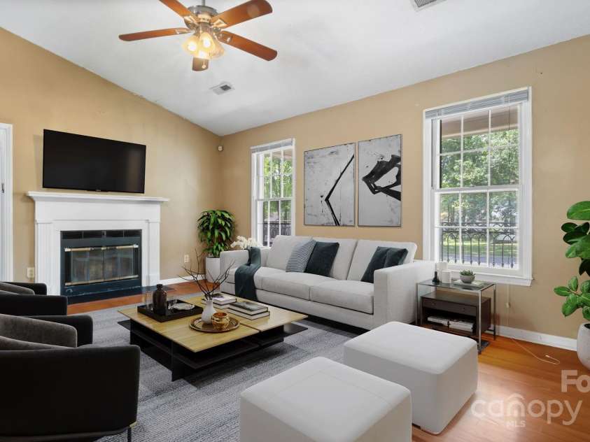 6915 Norchester Court, Charlotte, NC 28227.  MLS# CAR4250063, YatesRealty ID 8539. Virtually staged to show ample living space!