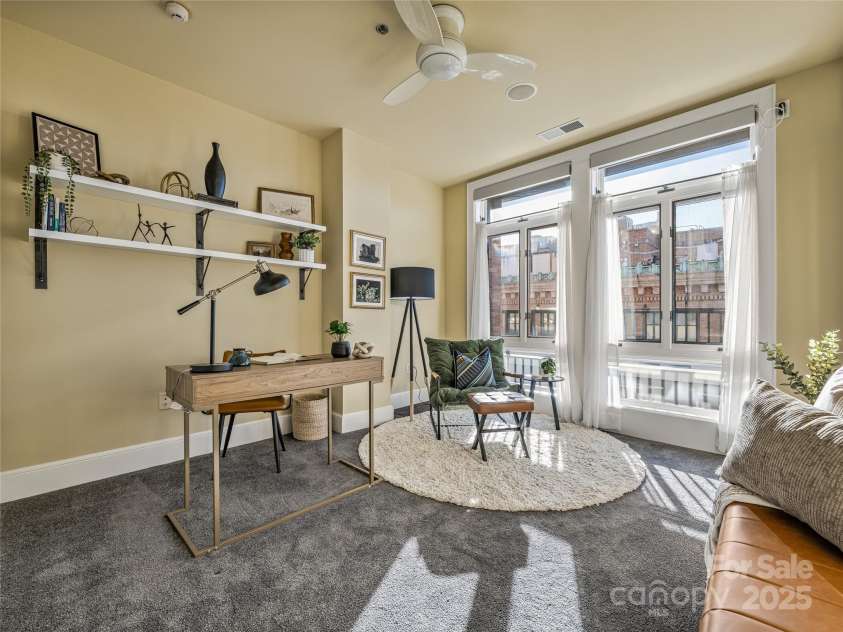 21 Battery Park Avenue, Asheville, NC 28801.  MLS# CAR4322706, YatesRealty ID 8540. Guest room/ Office 