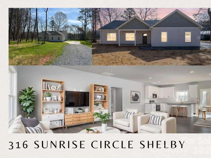 316 Sunrise Circle, Shelby, NC 28150.  MLS# CAR4340811, YatesRealty ID 8544. 