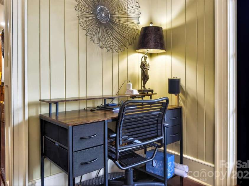 305 Clubhouse Lane, Mill Spring, NC 28756.  MLS# CAR4311469, YatesRealty ID 8548. Cozy work space area