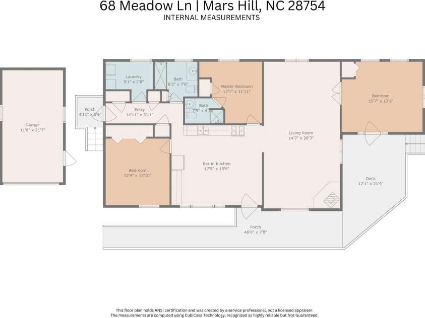 68 Meadow Lane, Mars Hill, NC 28754.  MLS# CAR4233097, YatesRealty ID 8548. 
