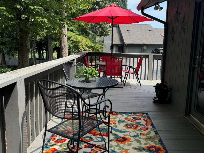 1501 Independence Trail, Morganton, NC 28655.  MLS# CAR4165990, YatesRealty ID 8549. Rear deck