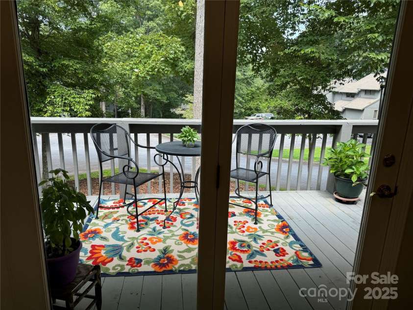 1501 Independence Trail, Morganton, NC 28655.  MLS# CAR4165990, YatesRealty ID 8549. Rear deck area