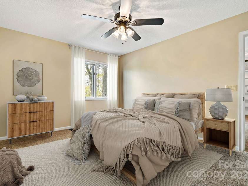 1501 Independence Trail, Morganton, NC 28655.  MLS# CAR4165990, YatesRealty ID 8549. Virtual staging of upstairs bdr