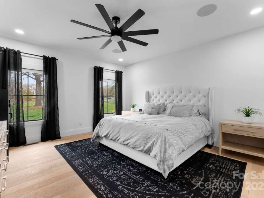 1565 Shinnville Road, Cleveland, NC 27013.  MLS# CAR4215250, YatesRealty ID 855. Main level Primary bedroom 