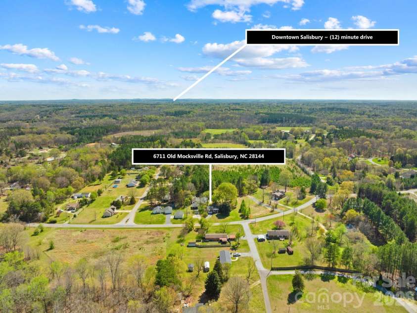 6711 Old Mocksville Road, Salisbury, NC 28144.  MLS# CAR4343686, YatesRealty ID 8553. 