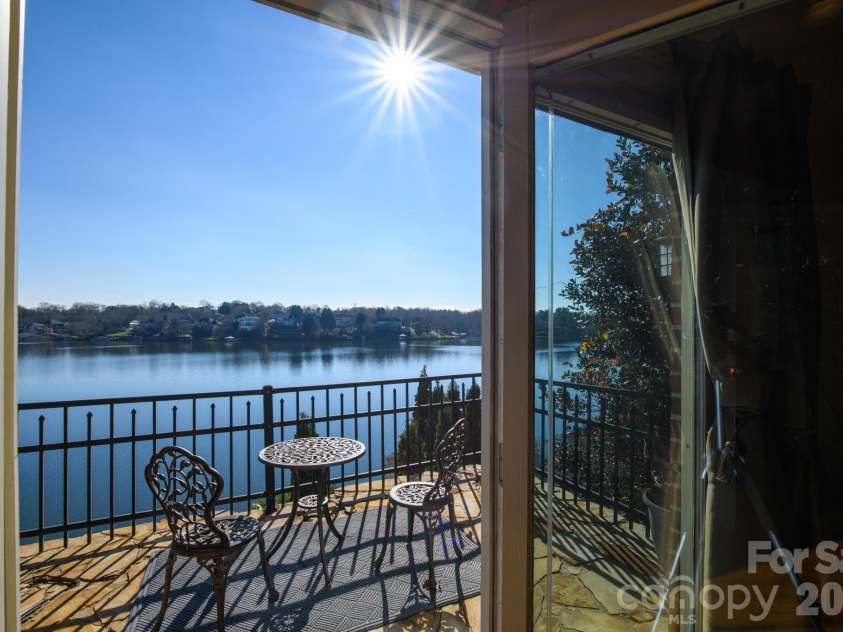 121 Pleasant Pointe Drive, Hickory, NC 28601.  MLS# CAR4327566, YatesRealty ID 8557. Owner suite with private balcony.