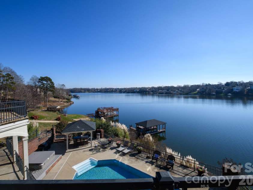 121 Pleasant Pointe Drive, Hickory, NC 28601.  MLS# CAR4327566, YatesRealty ID 8557. View from owner suite's balcony.
