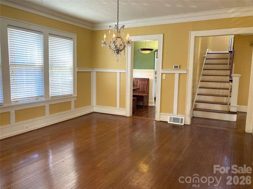 1051 Pee Dee Avenue, Albemarle, NC 28001.  MLS# CAR4328928, YatesRealty ID 8560. Formal dining room.