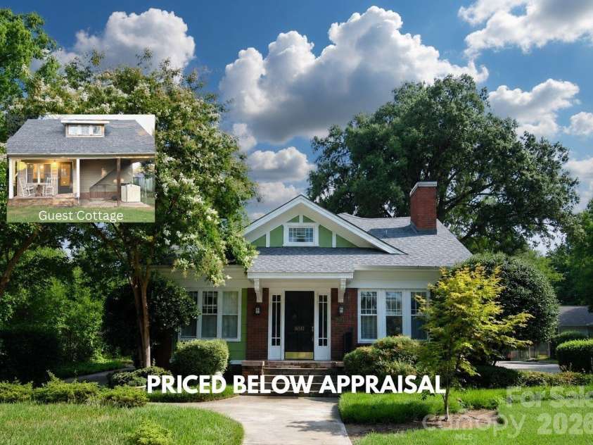 1051 Pee Dee Avenue, Albemarle, NC 28001.  MLS# CAR4328928, YatesRealty ID 8560. Main House and Accessory Dwelling Unit.