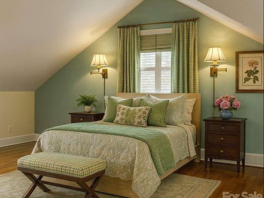 1051 Pee Dee Avenue, Albemarle, NC 28001.  MLS# CAR4328928, YatesRealty ID 8560. Upper level primary bedroom virtually staged.