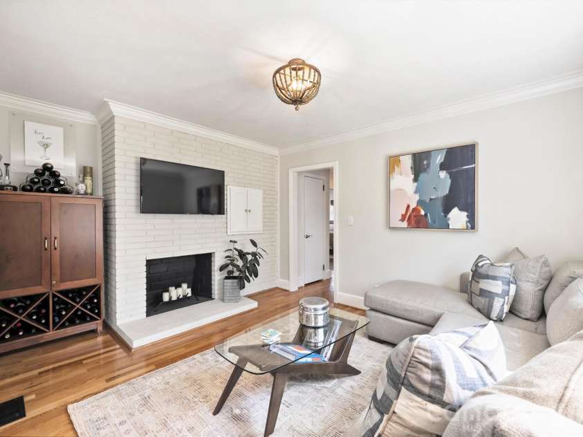 3608 Ellen Avenue, Charlotte, NC 28205.  MLS# CAR4361918, YatesRealty ID 8569. Second living room