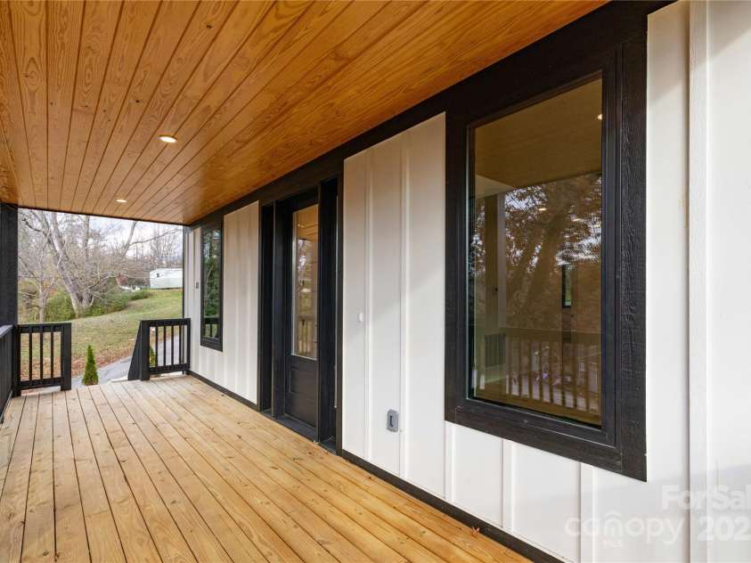 213 New Stock Road, Asheville, NC 28804.  MLS# CAR4202759, YatesRealty ID 8570. Front Porch