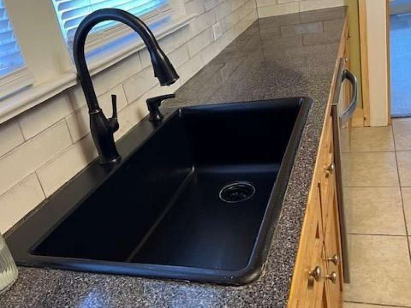 61 Third Street, Marion, NC 28752.  MLS# CAR4251216, YatesRealty ID 8573. Deep Kitchen Sink