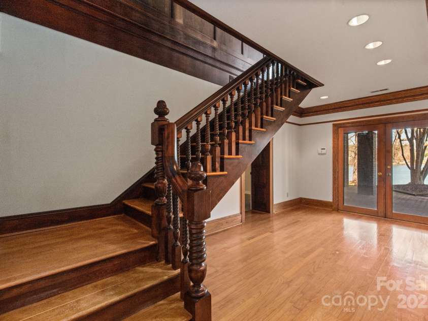 2700 River Ridge Place, Fort Mill, SC 29708.  MLS# CAR4220030, YatesRealty ID 8579. Stairway to basement