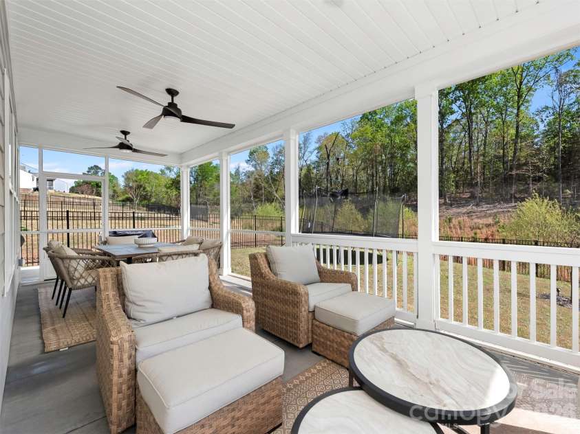 966 Scotch Meadows Loop, Monroe, NC 28110.  MLS# CAR4365046, YatesRealty ID 8583. Covered Screened Patio!