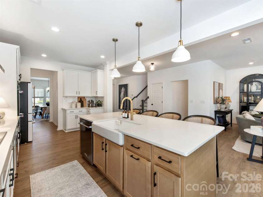 966 Scotch Meadows Loop, Monroe, NC 28110.  MLS# CAR4365046, YatesRealty ID 8583. Kitchen View 3!