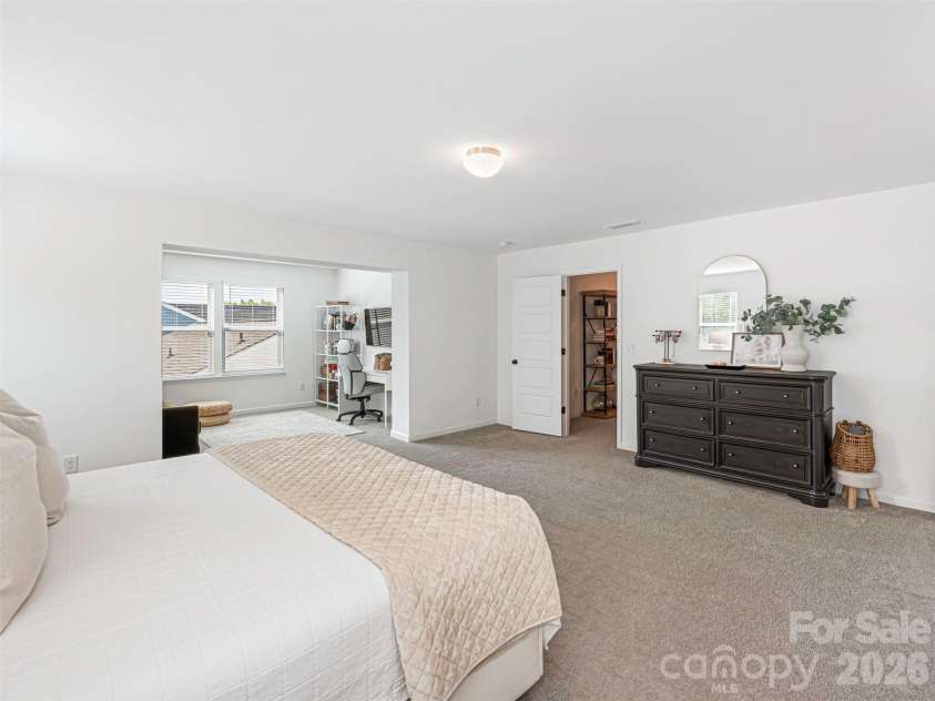 966 Scotch Meadows Loop, Monroe, NC 28110.  MLS# CAR4365046, YatesRealty ID 8583. Primary Bedroom!
