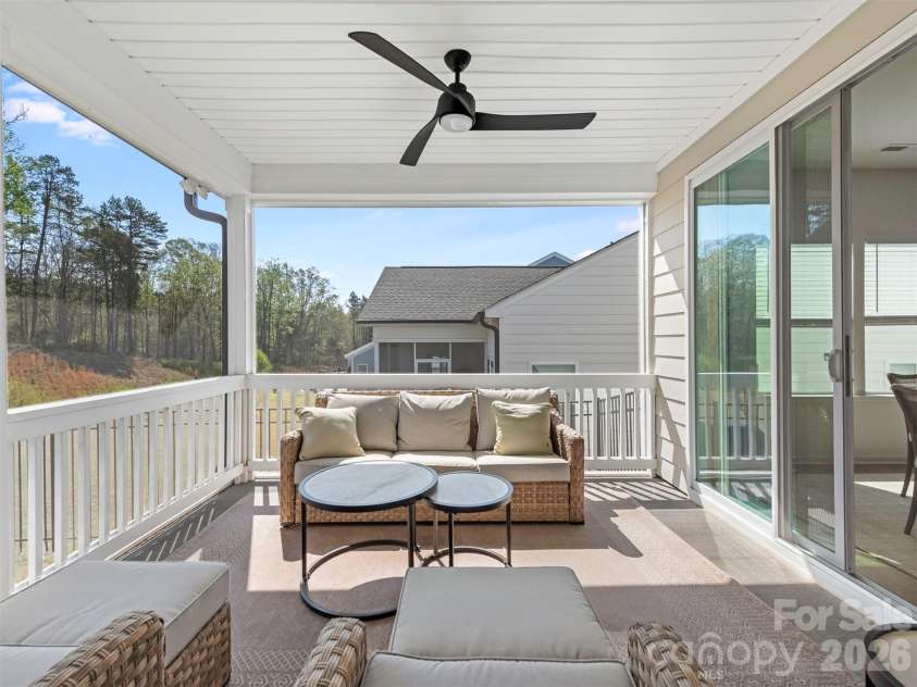 966 Scotch Meadows Loop, Monroe, NC 28110.  MLS# CAR4365046, YatesRealty ID 8583. View 2 Covered Screened Patio!