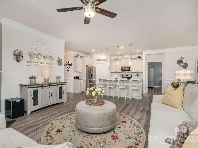 4023 Gozzi Drive, Iron Station, NC 28080.  MLS# CAR4223127, YatesRealty ID 8588. Open Floorplan