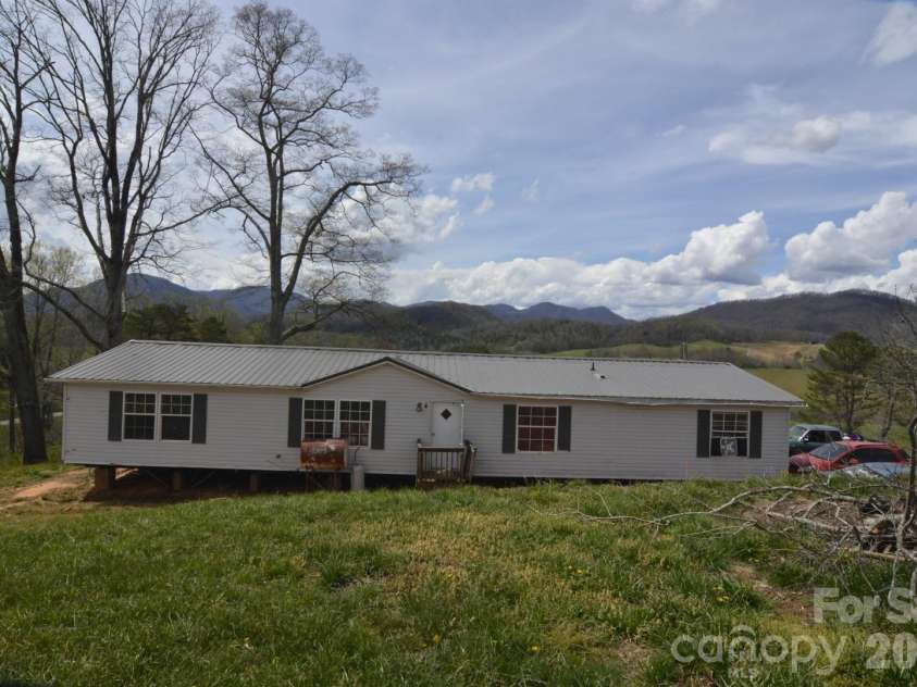 535 Old Newfound Road, Leicester, NC 28748.  MLS# CAR4365762, YatesRealty ID 8590. MH that needs to be completed