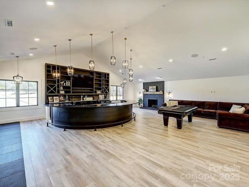 1525 Shinnville Road, Cleveland, NC 27013.  MLS# CAR4249385, YatesRealty ID 860. Upper Level Bar/Entertainment  