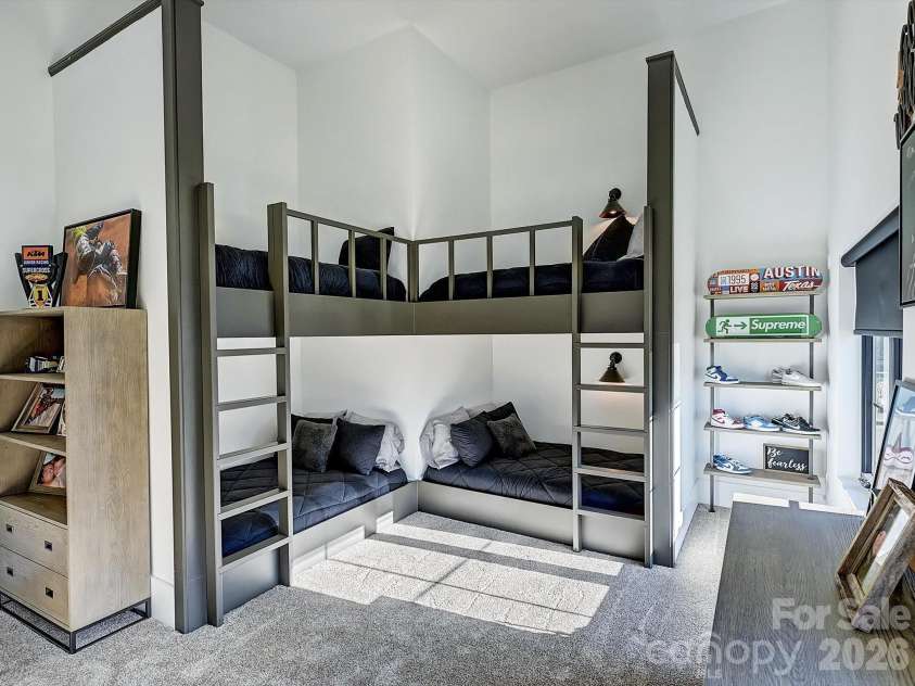 1525 Shinnville Road, Cleveland, NC 27013.  MLS# CAR4376397, YatesRealty ID 860. Bunk Room Two