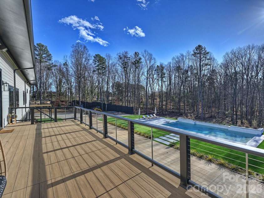 1525 Shinnville Road, Cleveland, NC 27013.  MLS# CAR4376397, YatesRealty ID 860. Family Room Deck overlooking yard