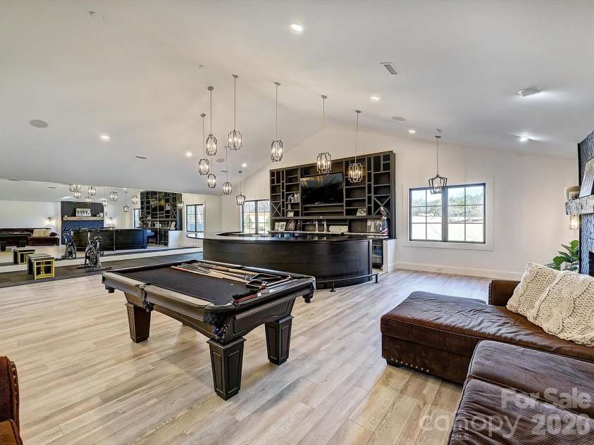 1525 Shinnville Road, Cleveland, NC 27013.  MLS# CAR4376397, YatesRealty ID 860. Upper Level Bar/Entertainment 