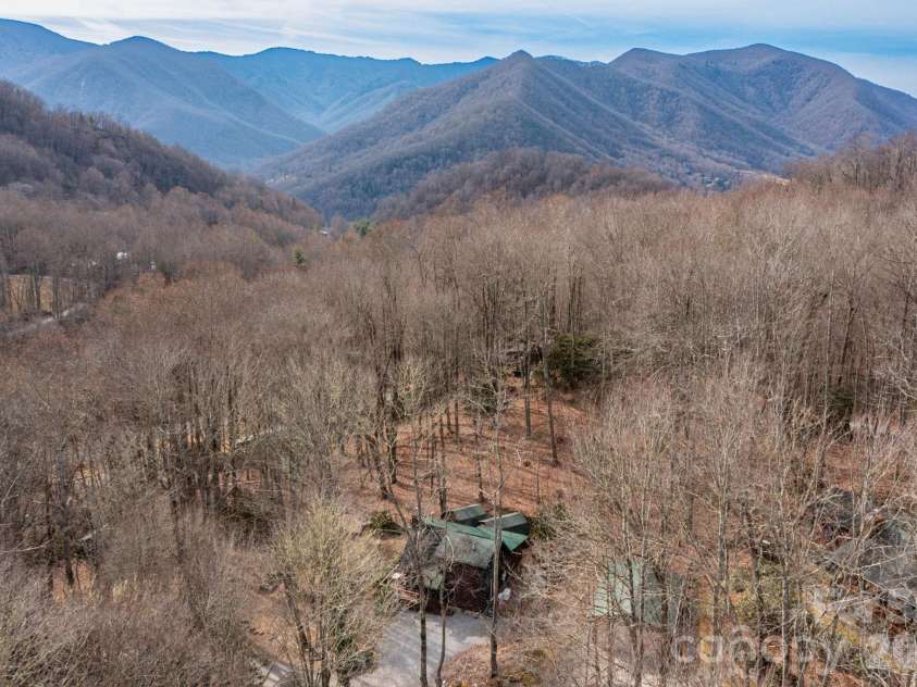 71 Honeymoon Lane, Maggie Valley, NC 28751.  MLS# CAR4342121, YatesRealty ID 8601. Aerial Image