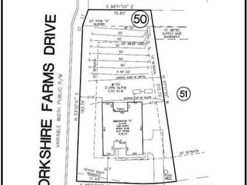 1105 Coppergate Drive, Salisbury, NC 28147.  MLS# CAR4362002, YatesRealty ID 8603. 