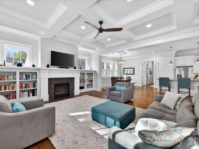 508 Beaty Street, Davidson, NC 28036.  MLS# CAR4344372, YatesRealty ID 8614. Open floor plan is great for entertaining and relaxing