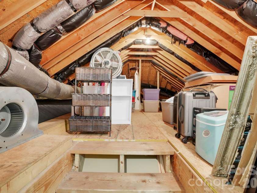582 Harper Davis Road, Clover, SC 29710.  MLS# CAR4364034, YatesRealty ID 8616. Attic Space
