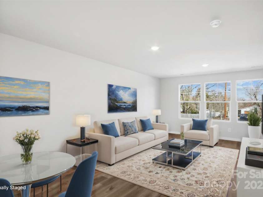 225 Kennerly Avenue, Mooresville, NC 28115.  MLS# CAR4222778, YatesRealty ID 8620. Virtually Staged Living Area
