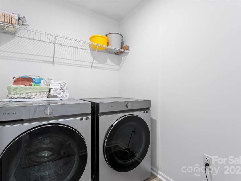 14247 Canemeadow Drive, Charlotte, NC 28278.  MLS# CAR4216217, YatesRealty ID 8621. Upstairs Laundry