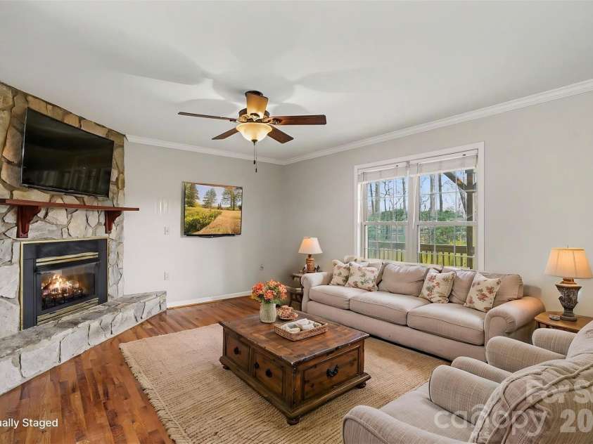 3301 Deal Mill Road, Hudson, NC 28638.  MLS# CAR4361758, YatesRealty ID 8621. Photo enhanced with virtual staging