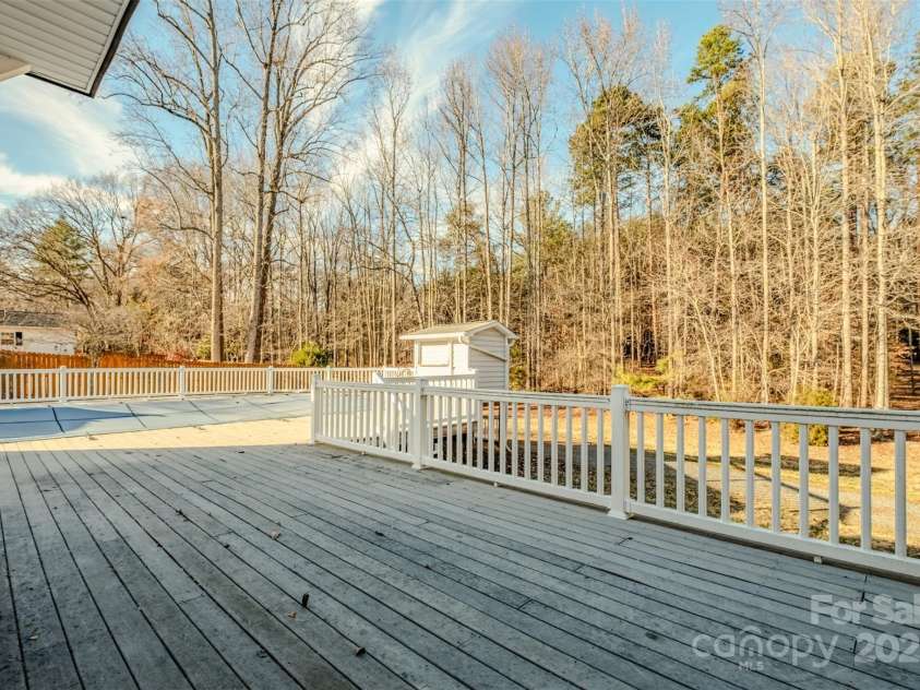 1215 Juniper Street, Salisbury, NC 28146.  MLS# CAR4329687, YatesRealty ID 8623. Deck (pool currently winterized)