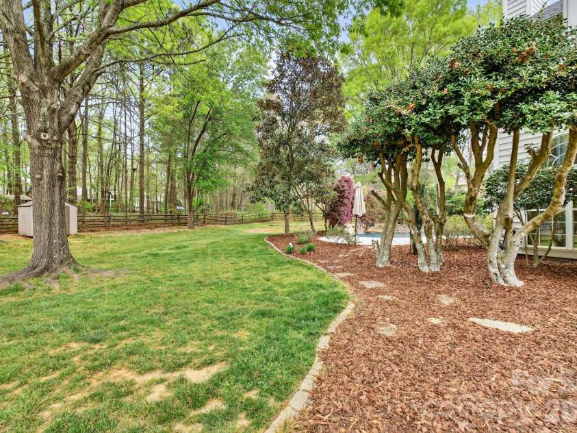 10804 Carmody Court, Charlotte, NC 28277.  MLS# CAR4360583, YatesRealty ID 8625. Rear Yard