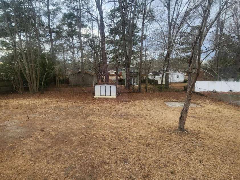 305 Louise Avenue, Rockingham, NC 28379.  MLS# CAR4231078, YatesRealty ID 8625. Large fenced in back yard