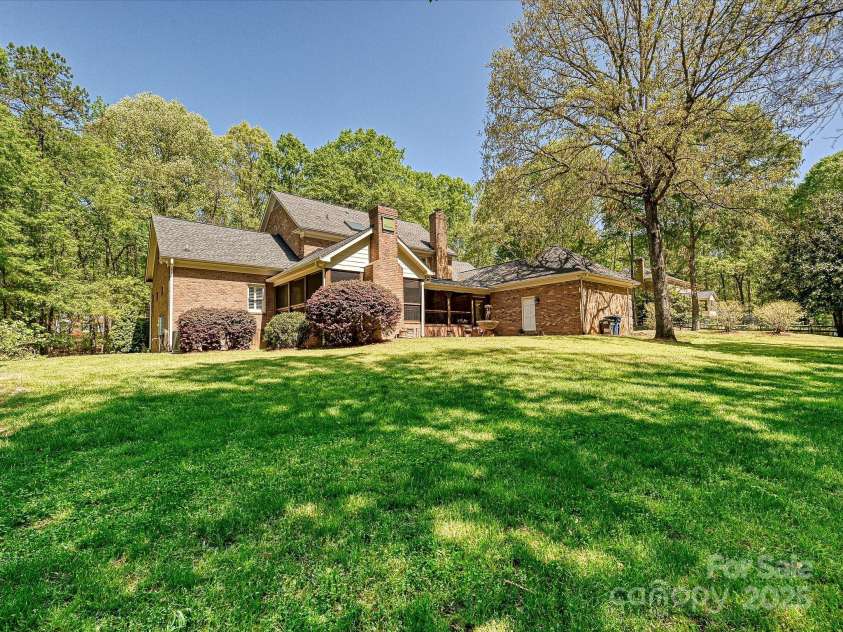 1413 Willow Oaks Trail, Weddington, NC 28104.  MLS# CAR4244521, YatesRealty ID 8632. Back View